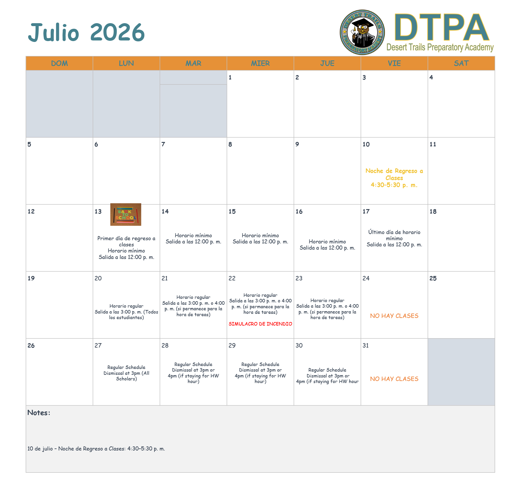 Monthly Calendar Staff DTPA 26-27 - Google Sheets